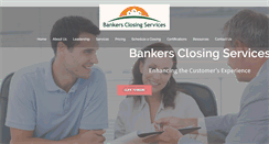 Desktop Screenshot of bankersclosings.com