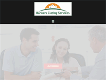 Tablet Screenshot of bankersclosings.com